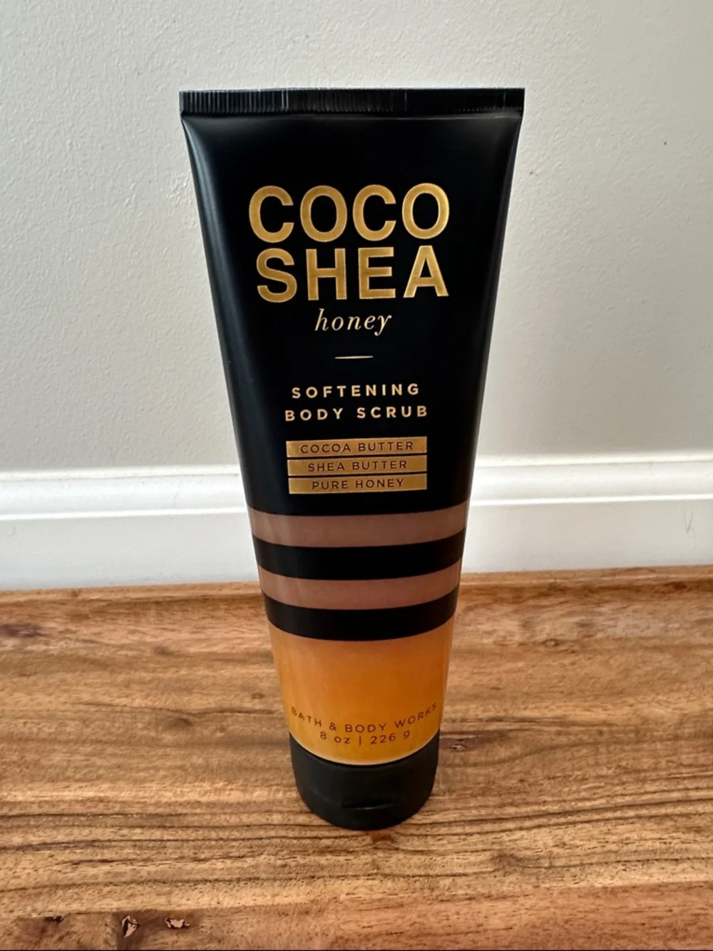 Sealed Bath & Body Works Coco‎ Shea Honey 8 oz Softening Body Scrub - RARE